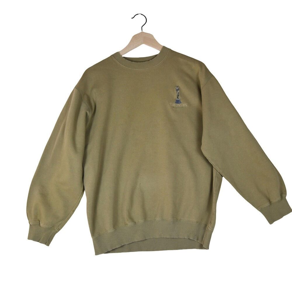 Rare Oscars 79th Academy Awards Sweatshirt Brown Green Medium Film Crew